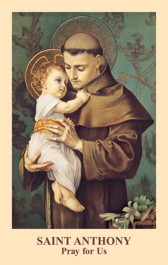 Prayercard - St. Anthony (image for) Prayercard - St. Anthony